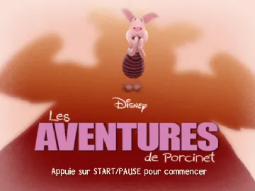 Disney's Piglet's Big Game screen shot title
